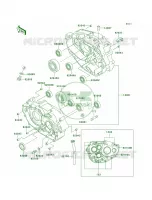 Crankcase pour Kawasaki KLX250R