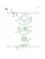 CylinderPistons pour Kawasaki KLX250R