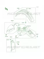 Fenders pour Kawasaki KLX250R