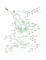 Frame Fittings pour Kawasaki KLX250R