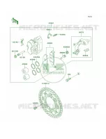 Front Brake pour Kawasaki KLX250R