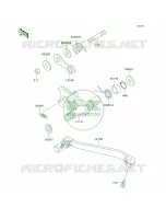 Gear Change Mechanism pour Kawasaki KLX250R
