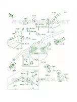 Handlebar pour Kawasaki KLX250R