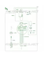 Shock Absorbers pour Kawasaki KLX250R