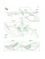 Side Covers pour Kawasaki KLX250R