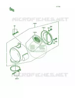 Air Cleaner pour Kawasaki KE100