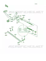 Brake Pedal pour Kawasaki KE100