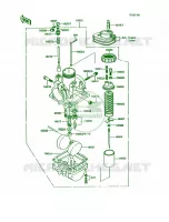 Carburetor pour Kawasaki KE100
