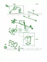 Chassis Electrical Equipment pour Kawasaki KE100