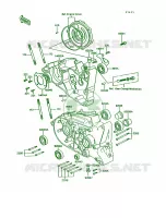 Crankcase pour Kawasaki KE100