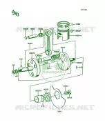 CrankshaftPistons pour Kawasaki KE100