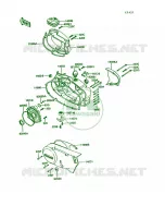 Engine Covers pour Kawasaki KE100