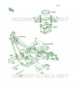Frame Fittings pour Kawasaki KE100