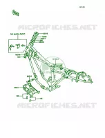 Frame pour Kawasaki KE100