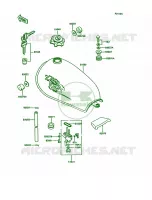 Fuel TankKE100 B15 pour Kawasaki KE100