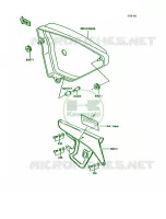 Side CoversChain Cover pour Kawasaki KE100