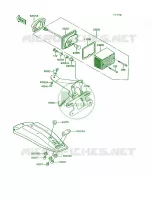 Taillights pour Kawasaki KE100