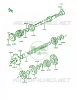 Transmission pour Kawasaki KE100