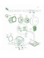 Air Cleaner pour Kawasaki KLX650R