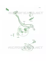 Brake Pedal pour Kawasaki KLX650R