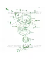 CylinderPistons pour Kawasaki KLX650R