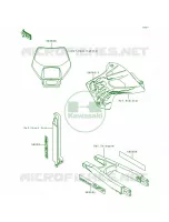DecalsKLX650 A1A2 pour Kawasaki KLX650R