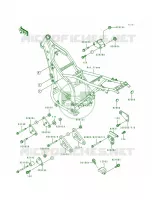 Frame Fittings pour Kawasaki KLX650R