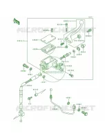 Front Master Cylinder pour Kawasaki KLX650R
