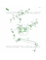 Gear Change Mechanism pour Kawasaki KLX650R
