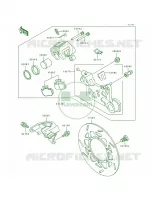 Rear Brake pour Kawasaki KLX650R