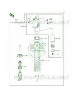 Shock Absorbers pour Kawasaki KLX650R
