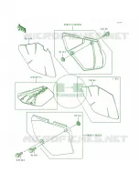 Side Covers pour Kawasaki KLX650R