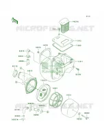 Air Cleaner pour Kawasaki KLX250R