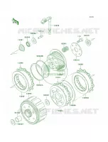 Clutch pour Kawasaki KLX250R