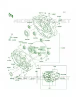 Crankcase pour Kawasaki KLX250R