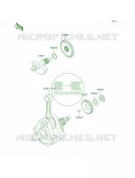 Crankshaft pour Kawasaki KLX250R