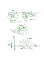 DecalsKLX250 D2 pour Kawasaki KLX250R