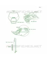 DecalsKLX250 D3 pour Kawasaki KLX250R
