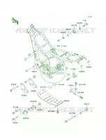 Frame Fittings pour Kawasaki KLX250R