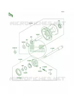Front Hub pour Kawasaki KLX250R
