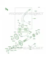 Kickstarter Mechanism pour Kawasaki KLX250R