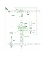 Shock Absorbers pour Kawasaki KLX250R
