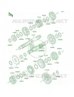 Transmission pour Kawasaki KLX250R