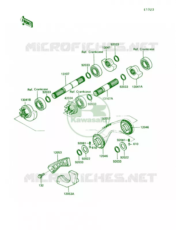 Balancer Kawasaki MOTOS 250 1990 KLR250  KL250-D7