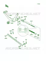 Brake Pedal pour Kawasaki KE100