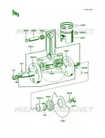 CrankshaftPiston pour Kawasaki KE100