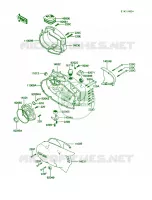 Engine Cover pour Kawasaki KE100