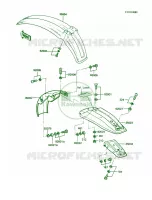 Fender pour Kawasaki KE100