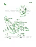 Frame Fitting pour Kawasaki KE100