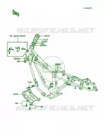 Frame pour Kawasaki KE100